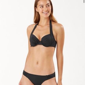 Pearl Underwire Halter Bikini Top